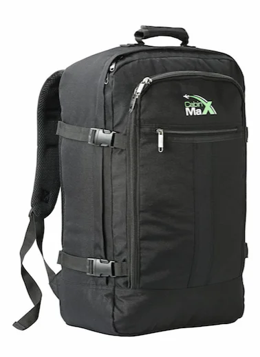Cabin max 44 litri, lo zaino da viaggio che può essere usato come bagaglio a mano.