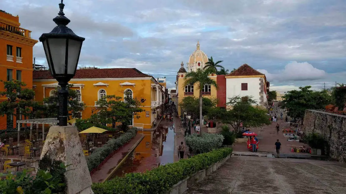 Il centro storico di Cartagena patrimonio dell'unesco.