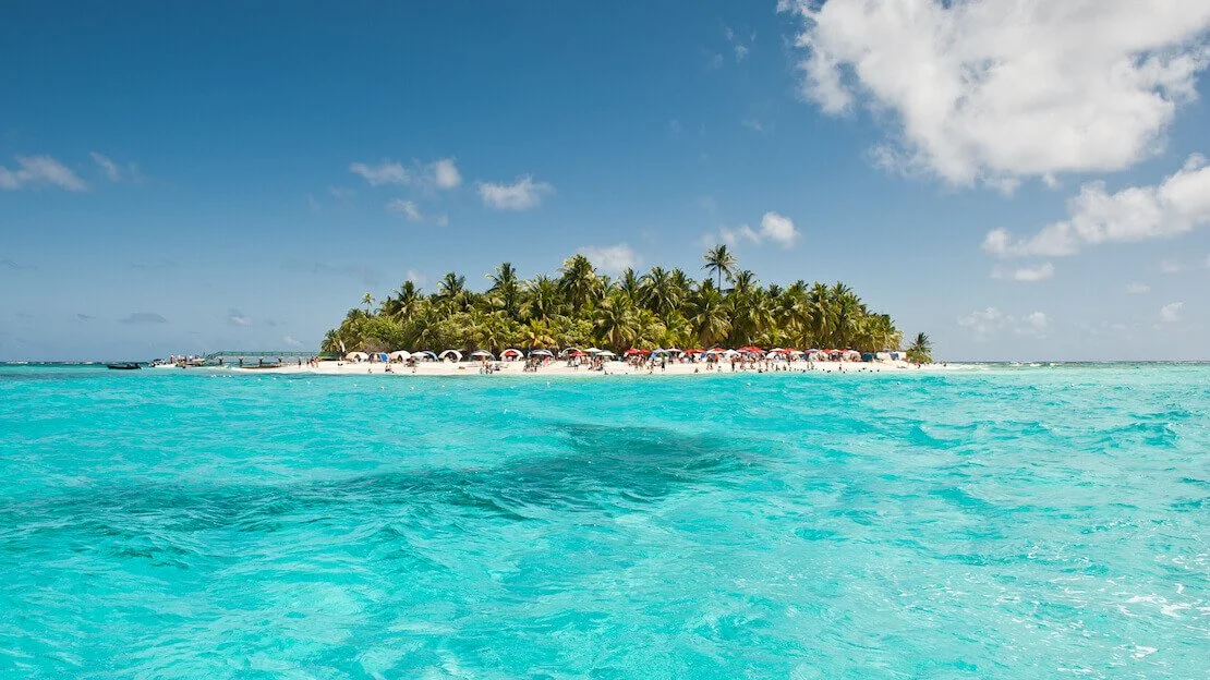 L'isola Johny Cay a San Andres in Colombia
