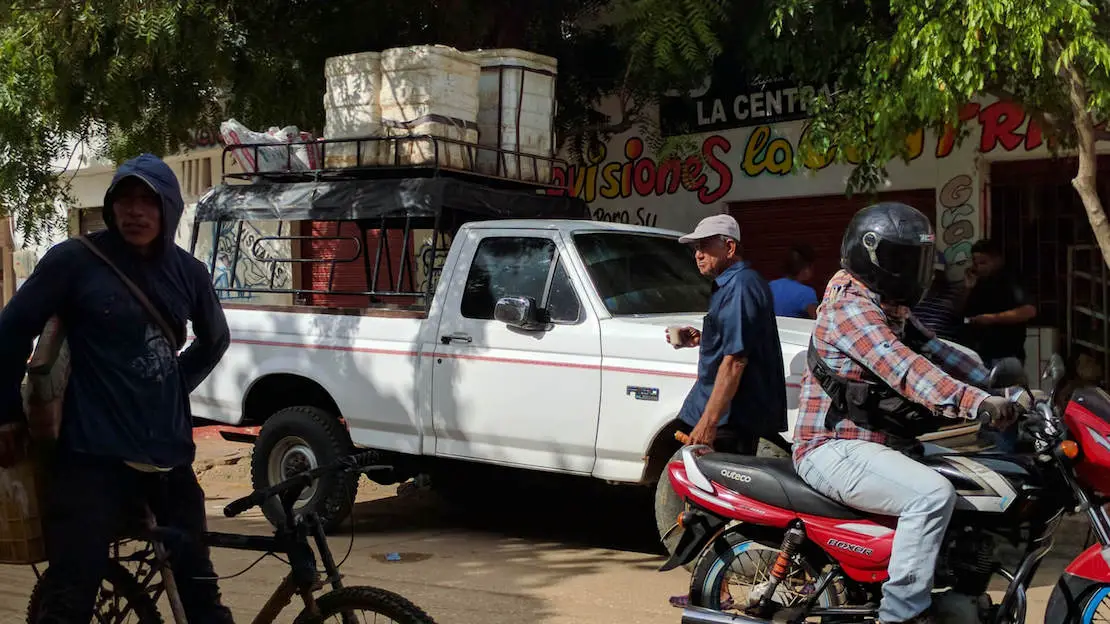 Camioneta in Colombia Uribia Cabo de la vela.