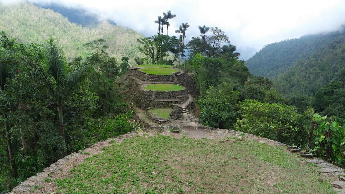 La ciudad perdida in Colombia.