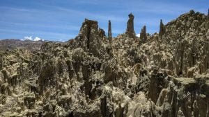 La valle della Luna in Bolivia vicino a La Paz