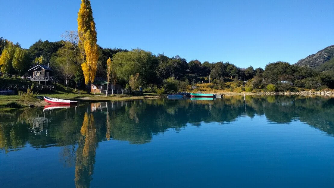 Puerto Bertrand lungo la carettera austral in Cile
