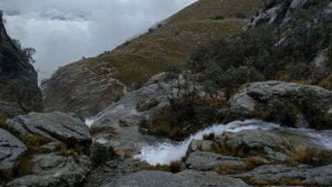 Escursione alla laguna Churup da Huaraza in Peru.