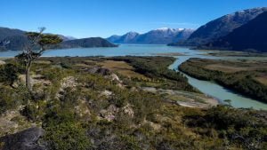 Il Mirador Cerro Vijia a Caleta tortel in Cile.