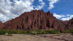 Le formazione rocciose attorno a Tupiza vicino alla Puerta del Diablo.