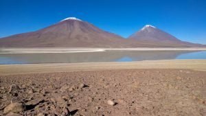 Laguna Verde vicino al confine con il Cile.