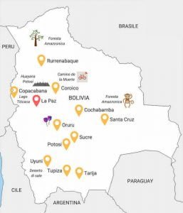 Dove andare e cosa vedere in Bolivia.