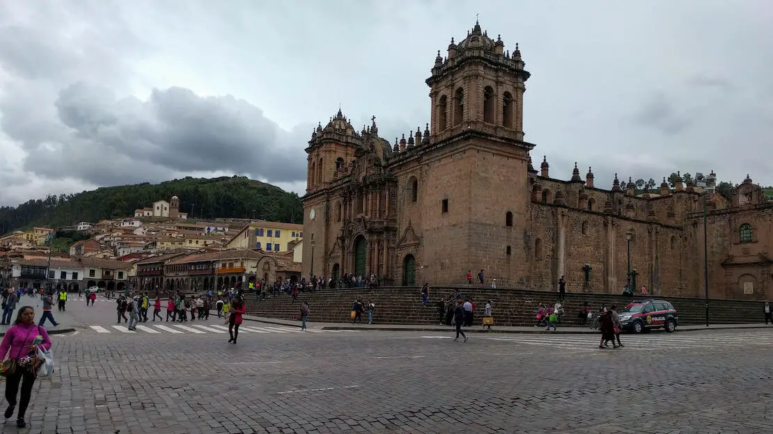 Plaza de Armas a Cusco, punto di inizio del free walking tour.