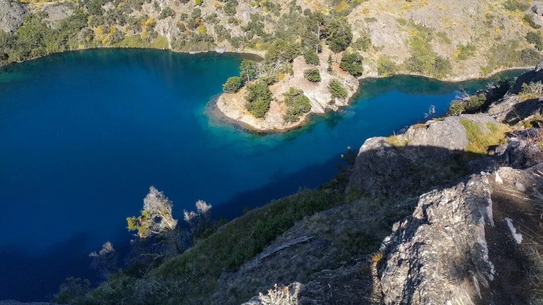 Il lago cochrane alla riserva nazionale tamango.