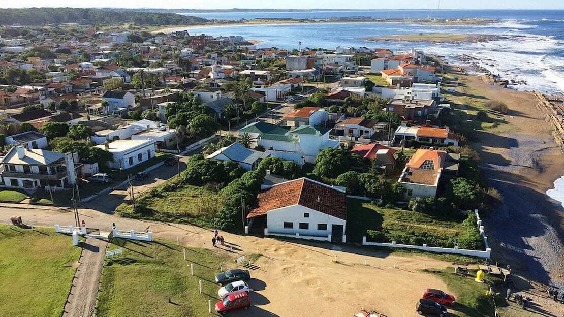 La Paloma vista dall'alto.