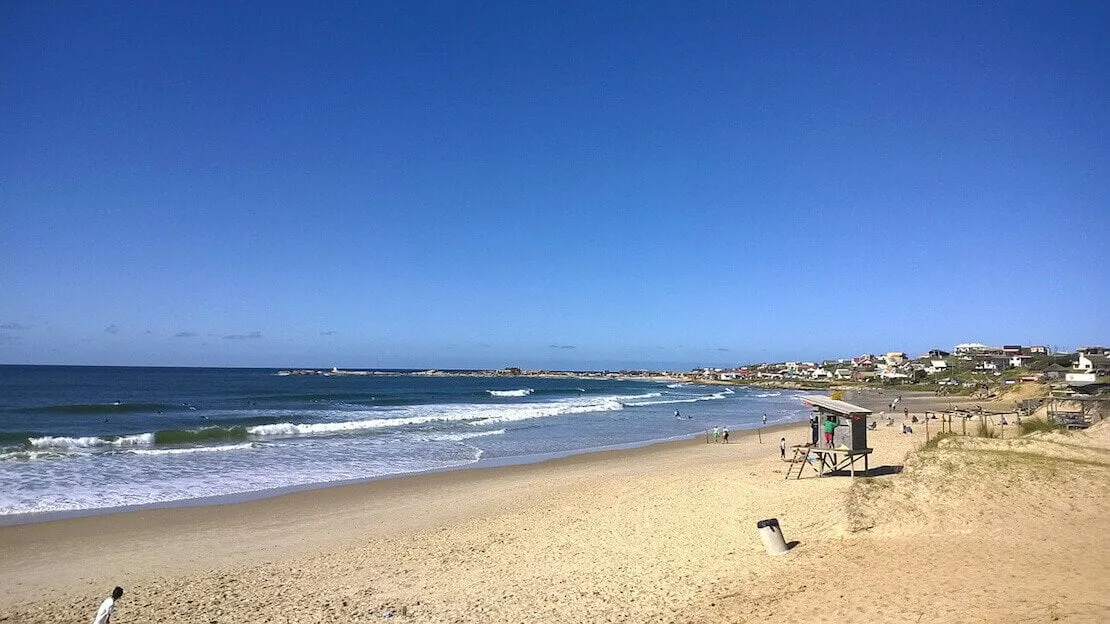 La spiaggia di Punta del Diablo.