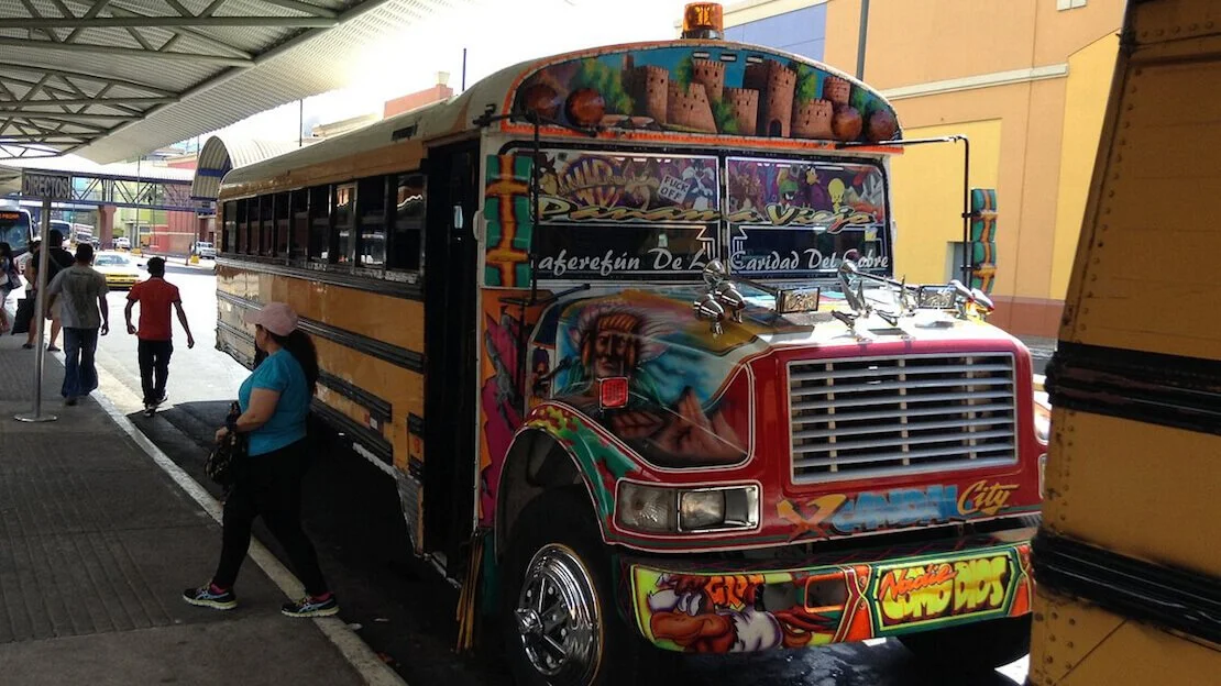 Chicken bus a Panama