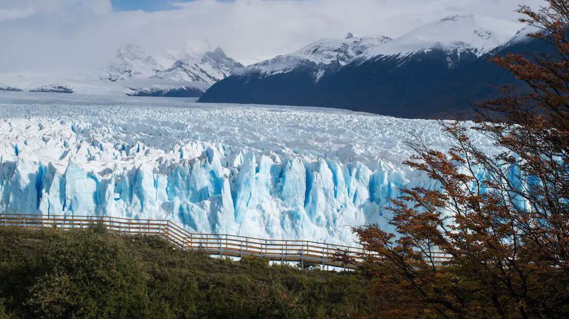 Il ghiacciaio Perito Moreno in Autunno