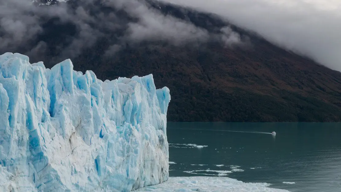 Il ghiaccio perito moreno nella patagonia argentina