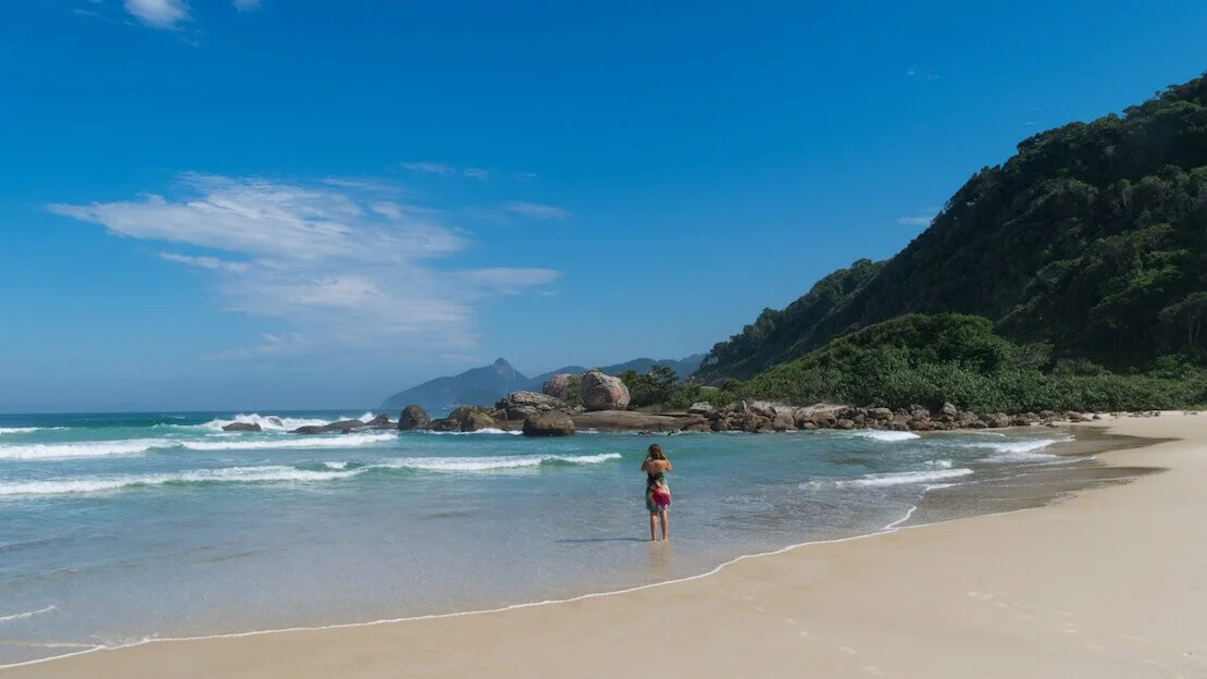 La spiaggia Lopes Mendes a Ilha grande