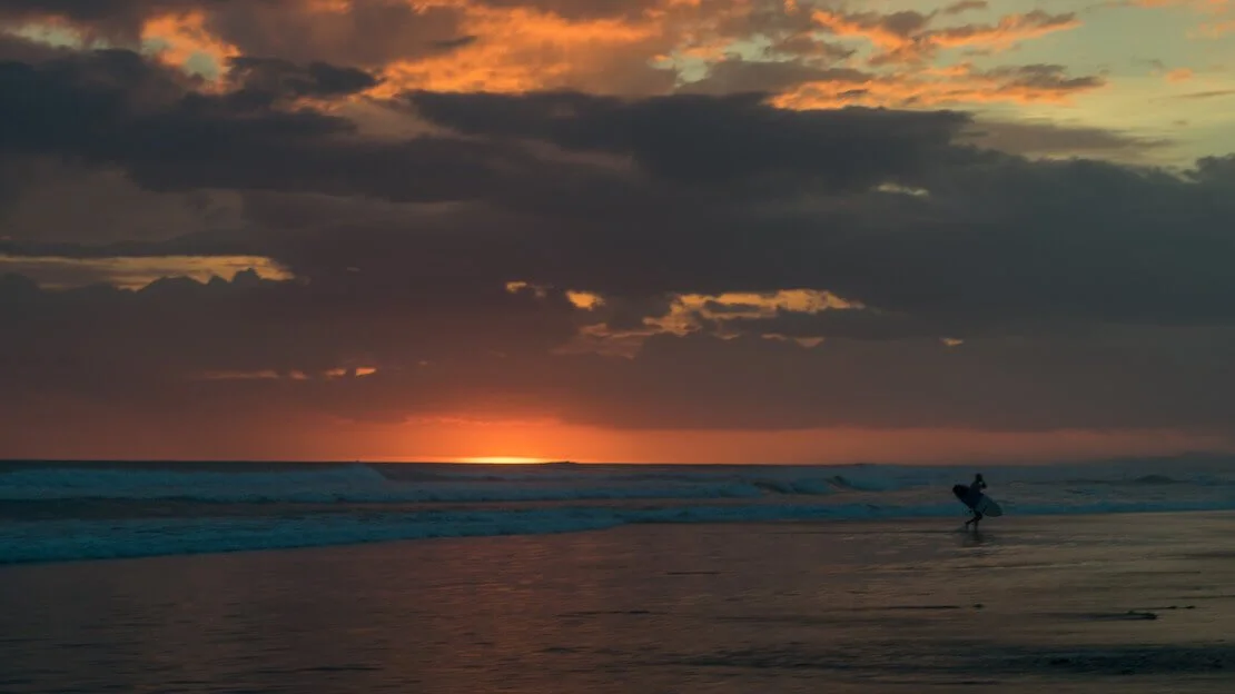 Tramonto a Santa Teresa in Costa Rica