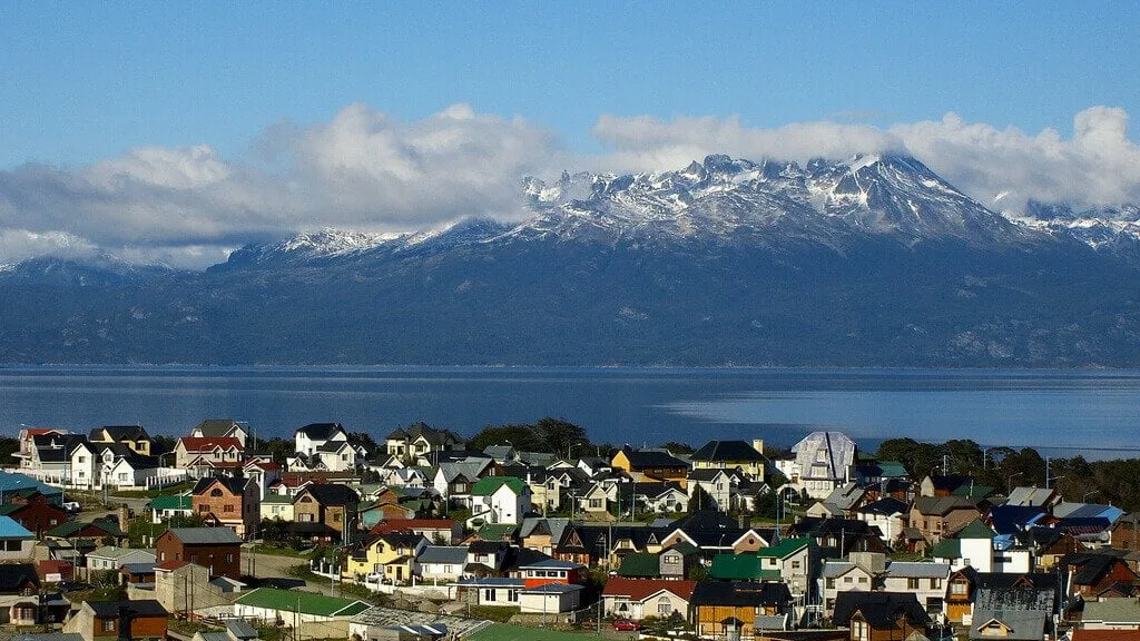 Ushuaia vista dall'alto