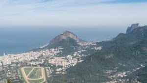 visto sui dois hermanos dal cristo redentore a Rio