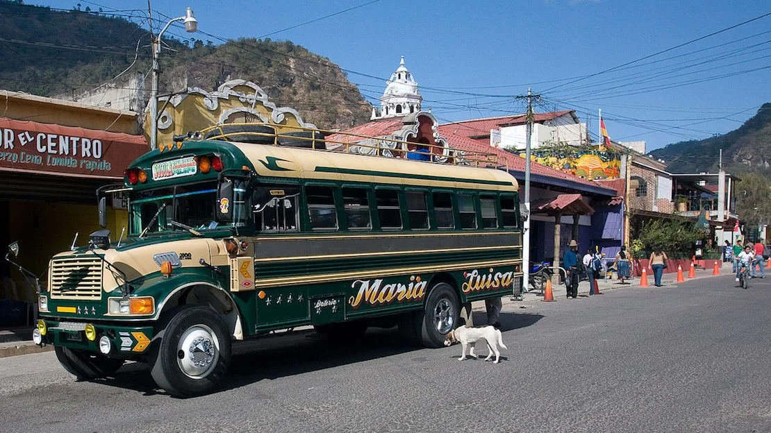 Chicken Bus Guatemala