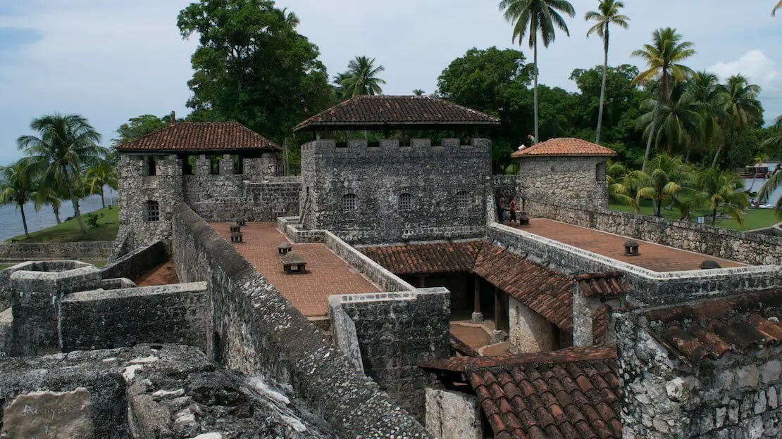 Il forte di San Felipe a Rio Dulce.
