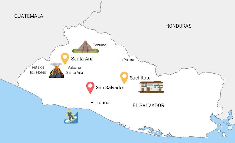 Dove andare e cosa vedere in El Salvador