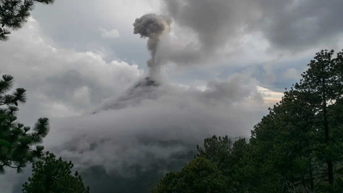 Eruzione del vulcano Acatenango