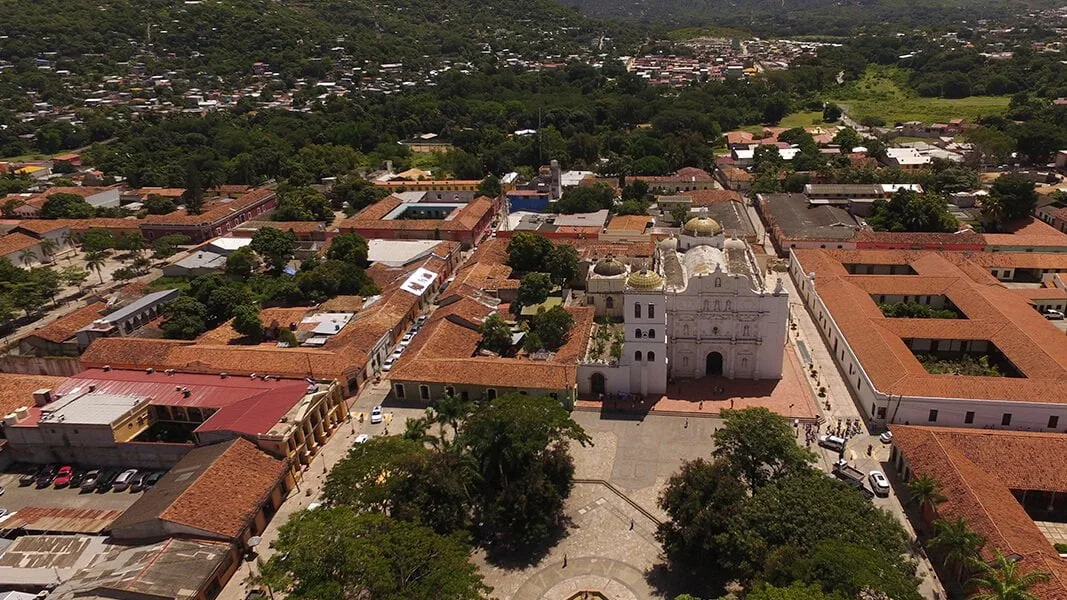 comayagua vista dall'alto