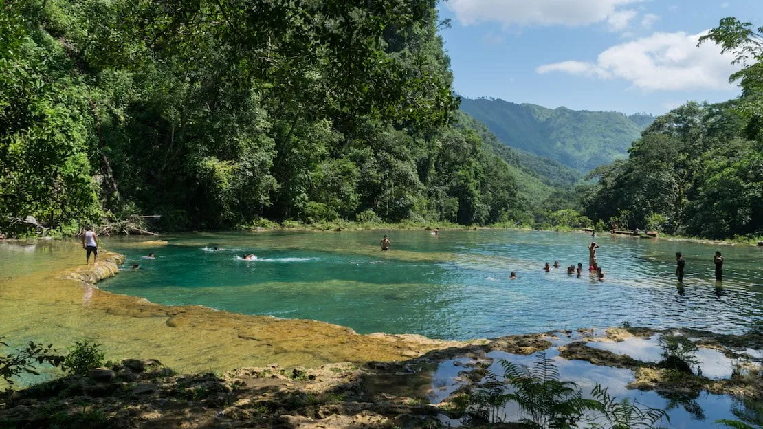 Le piscine naturali di Semuc Champey