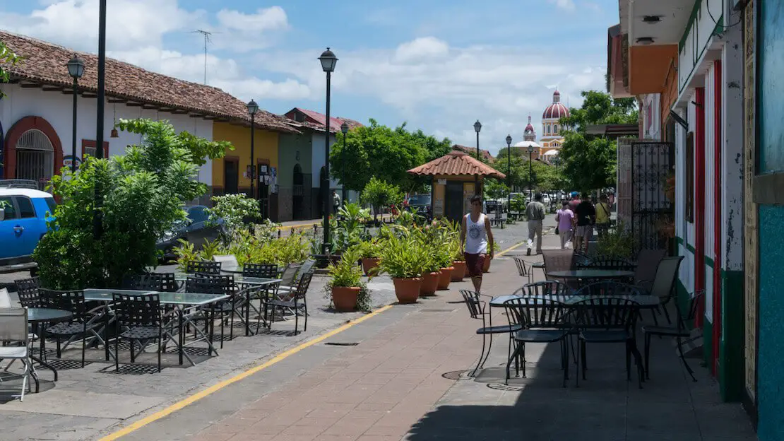 Le strade colorate di Granada in Nicaragua