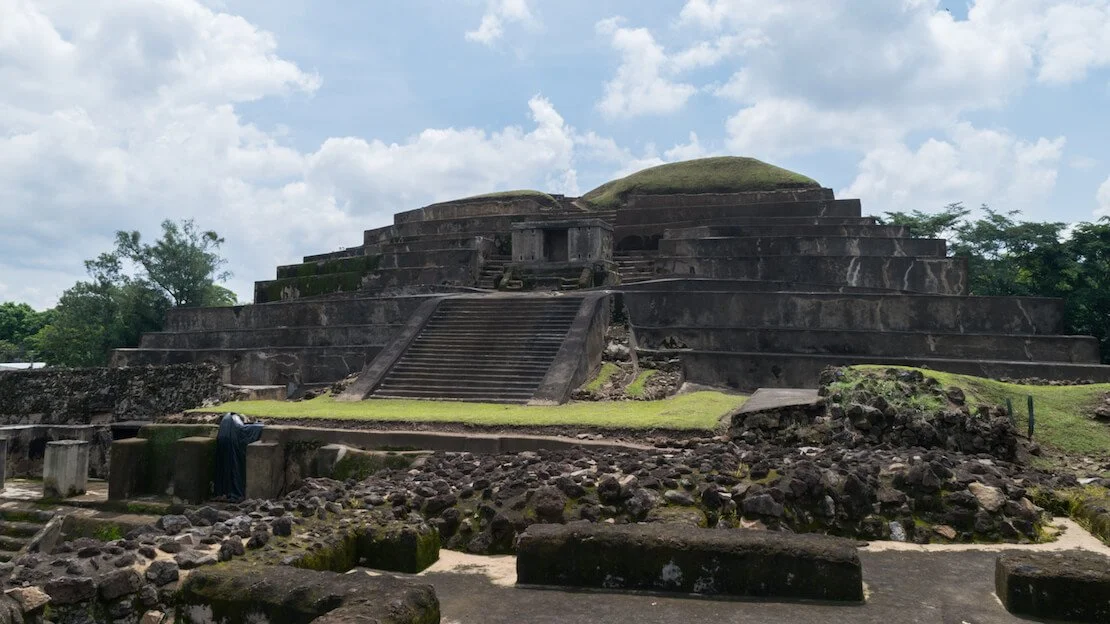 Le rovine di Tazumal vicino a Santa Ana