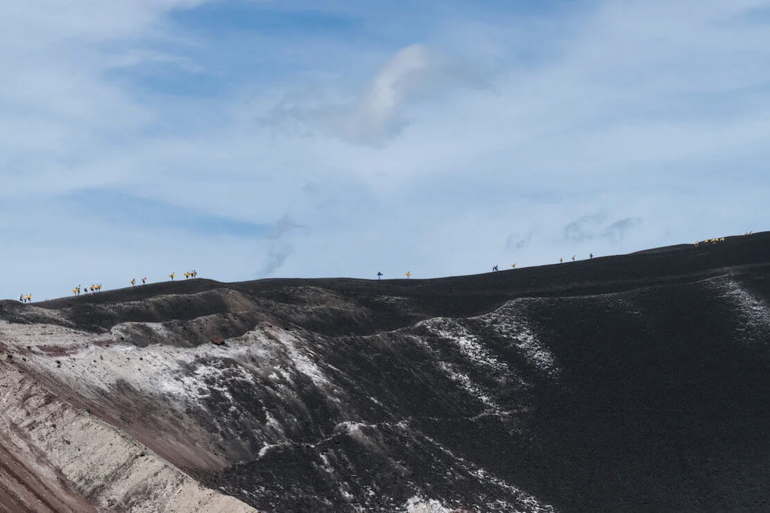 Ascesa al vulcano Cerro negro