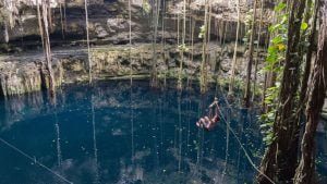 Il Cenote Hacienda San Lorenzo a Valladolid in Messico