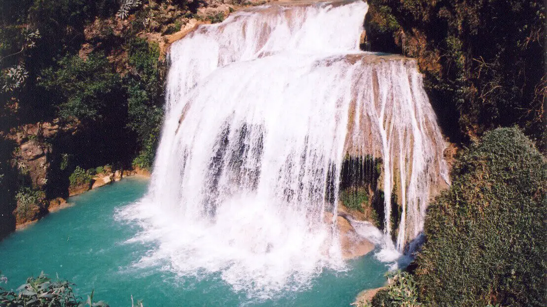 La cascata el Chiflon vicino a San Cristobal
