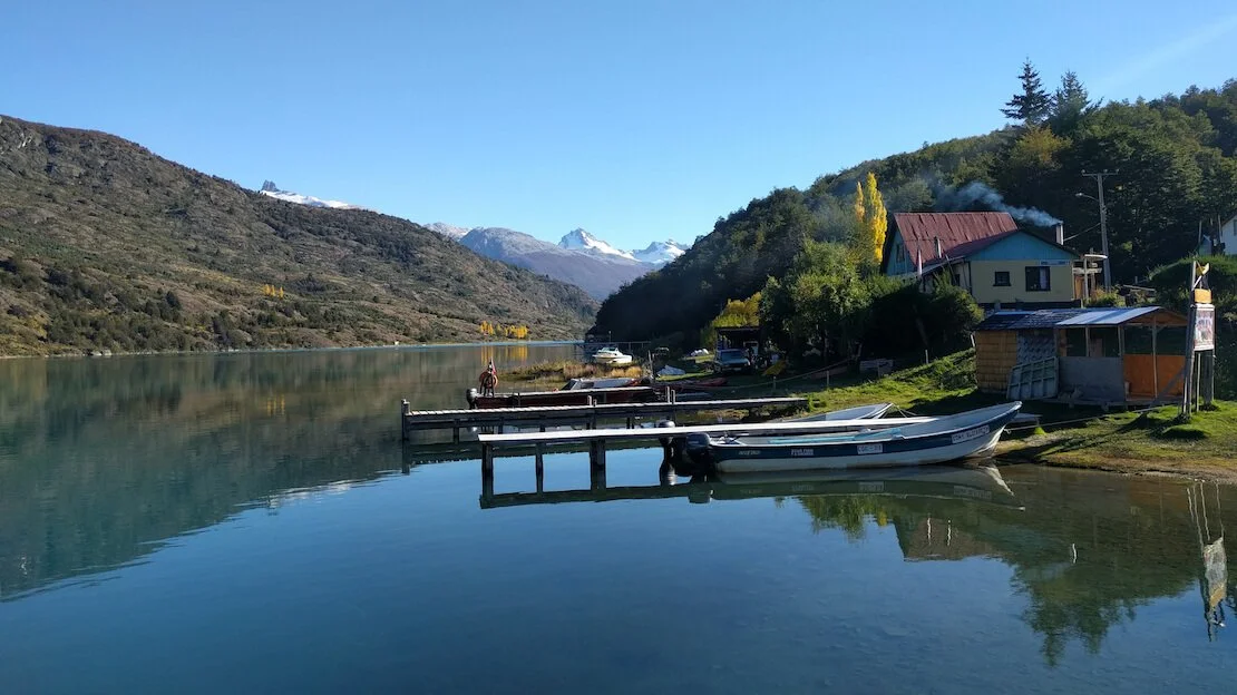 Paesino sperduto lungo la carretera austral