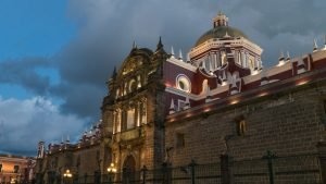 La cattedrale di Puebla in Messico