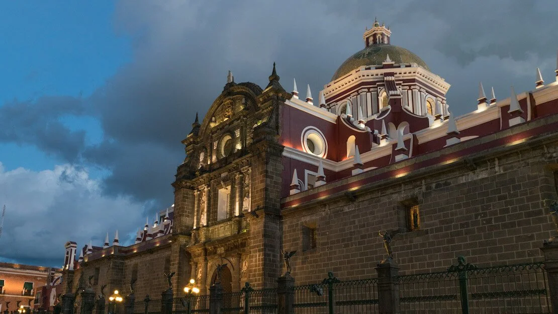 La cattedrale di Puebla in Messico