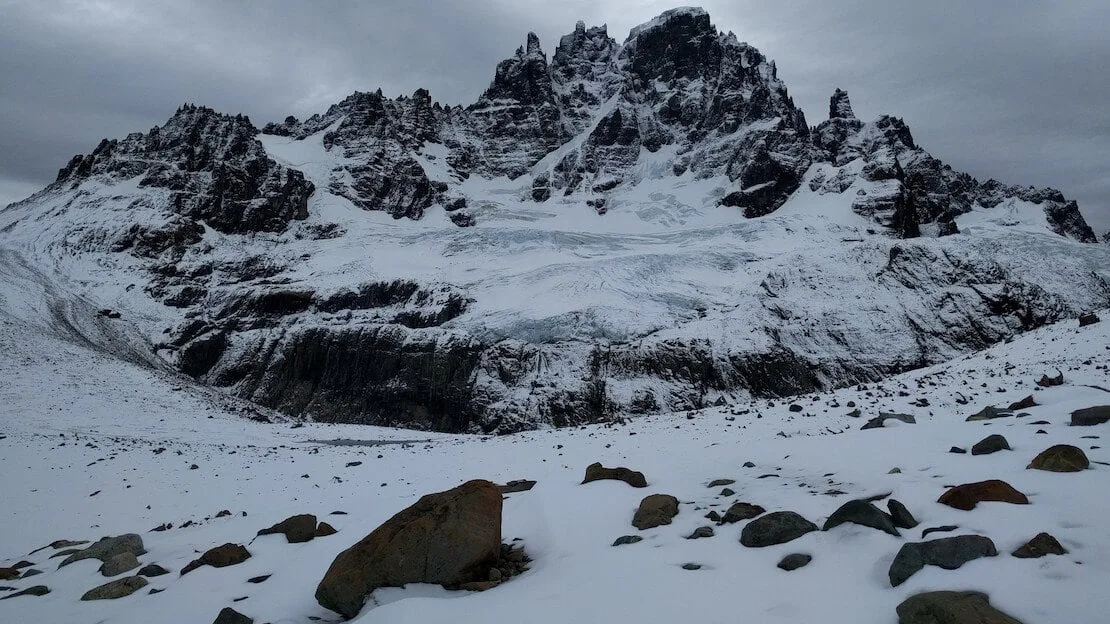Il cerro Castillo a Villa cerro Castillo