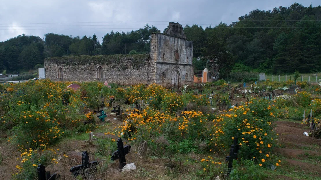 Il cimitero di San Juan Chamula