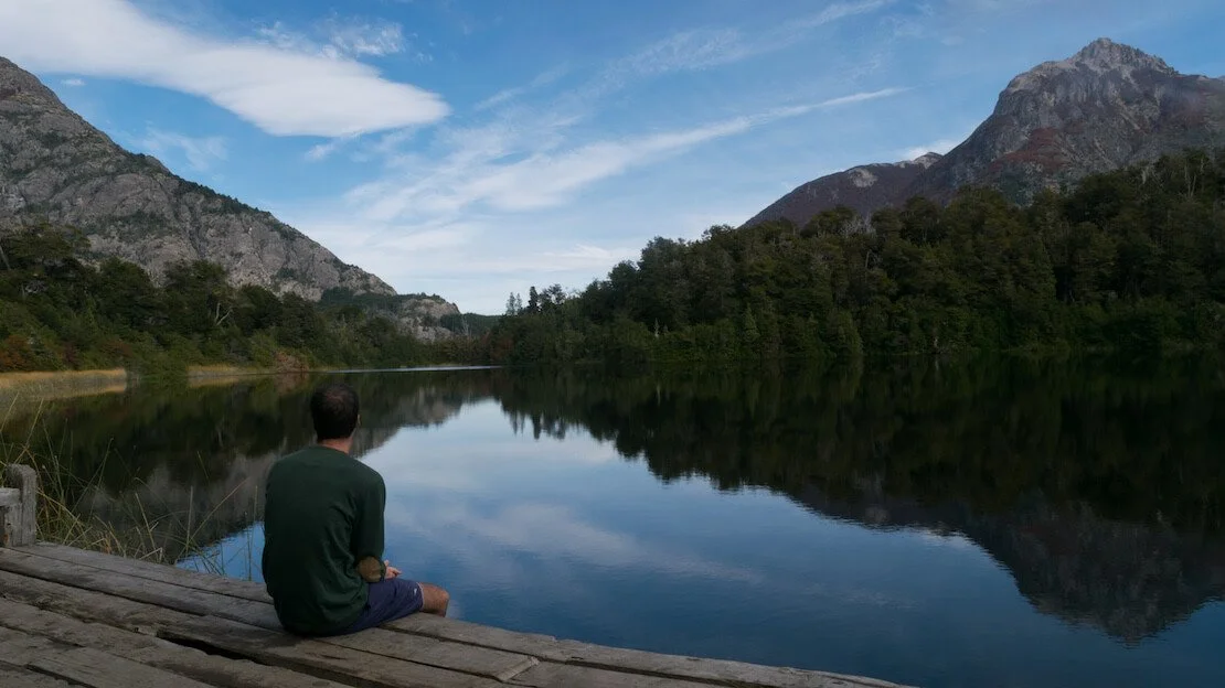 Laguna escondida lungo il circuito Chico a Bariloche