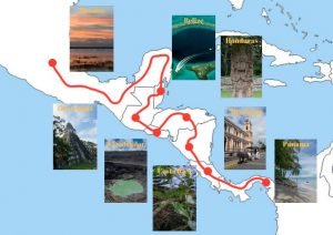 Itinerario di viaggio per il centro america.