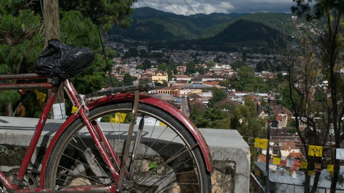 Vista su San Cristobal de Las Casas dal Mirador iglesia Antonio