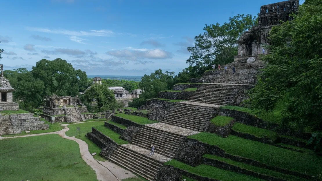Vista sulle rovine di Palenque
