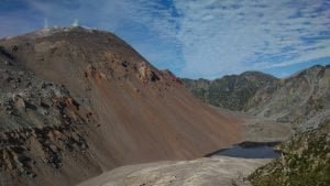 il vulcano chaiten all'interno del parco pumalin