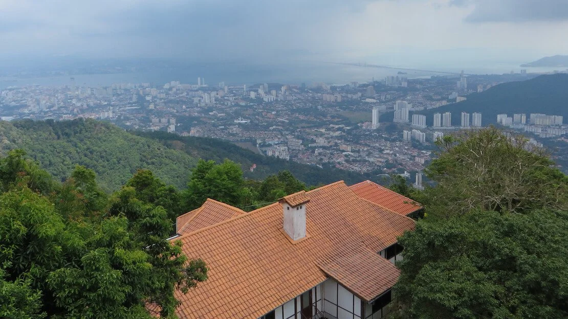 Vista dalla cima di Penang Hill