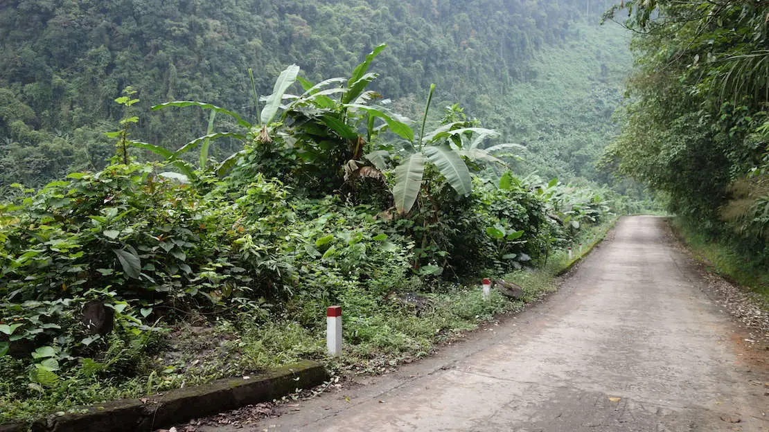 strade remote del vietnam