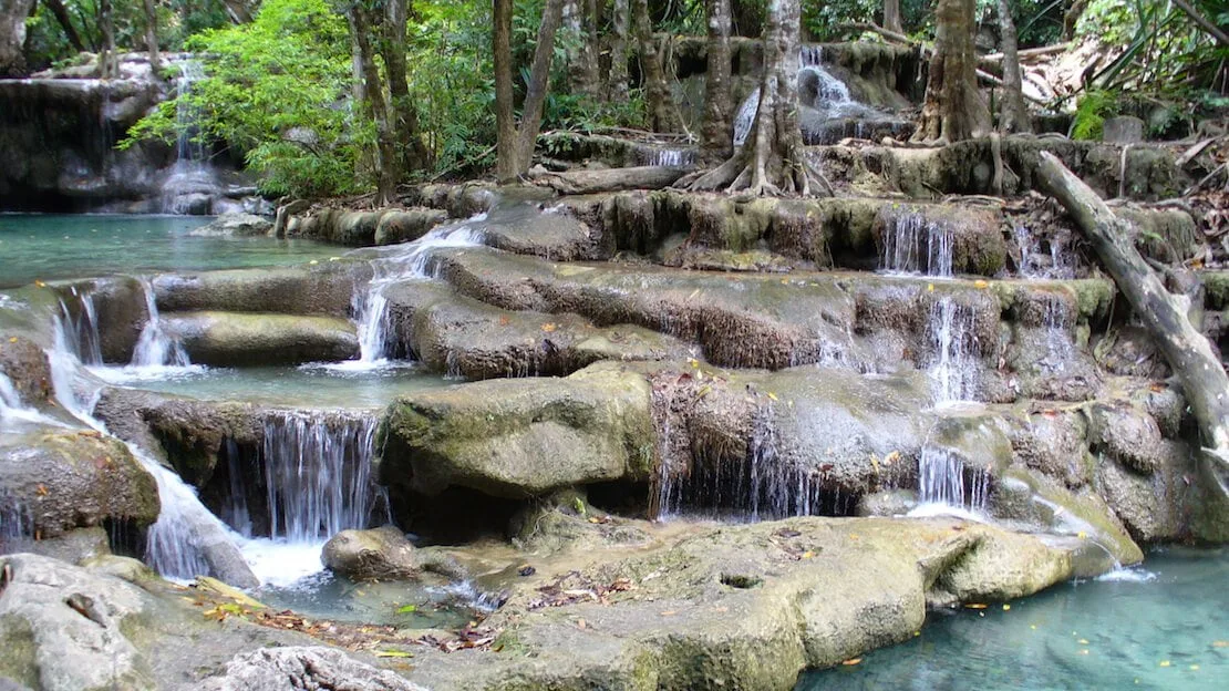 Le cascate di Erawan a Kanchanaburi