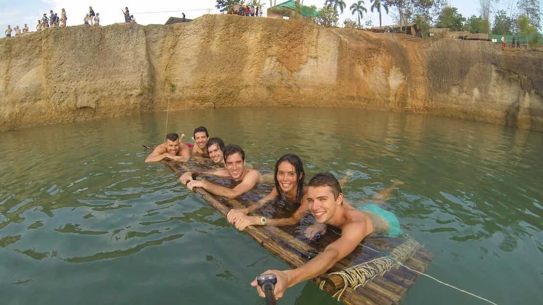 Bagno al canyon di Chiang Mai