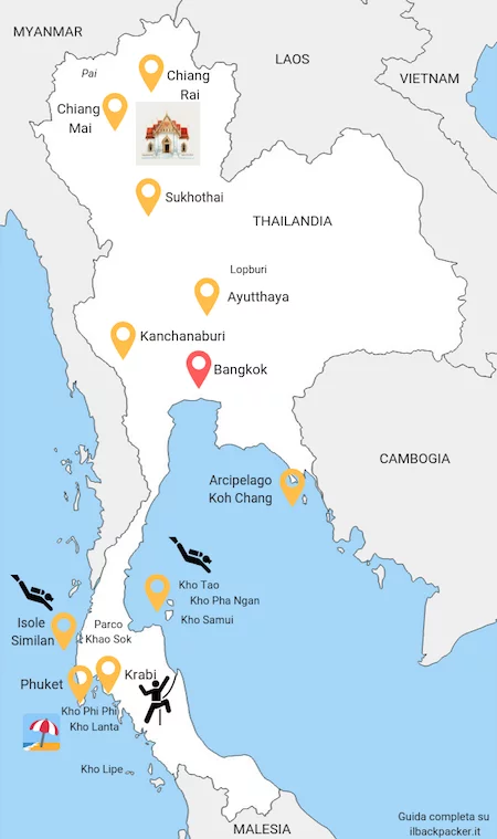 Cosa fare e vedere in Thailandia