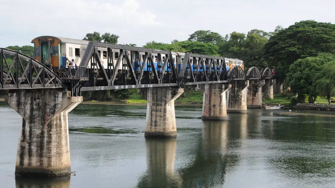 Il famoso ponte sul fiume Kwai